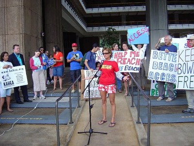 Beach Access Rally